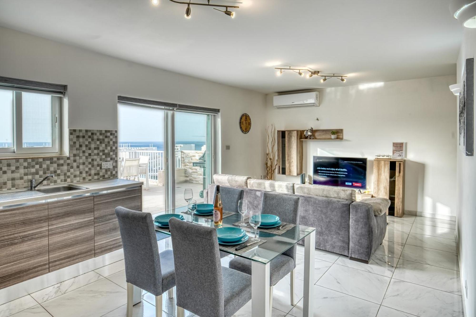 세인트폴스베이 Poseidon Court Penthouse Superior 아파트 외부 사진