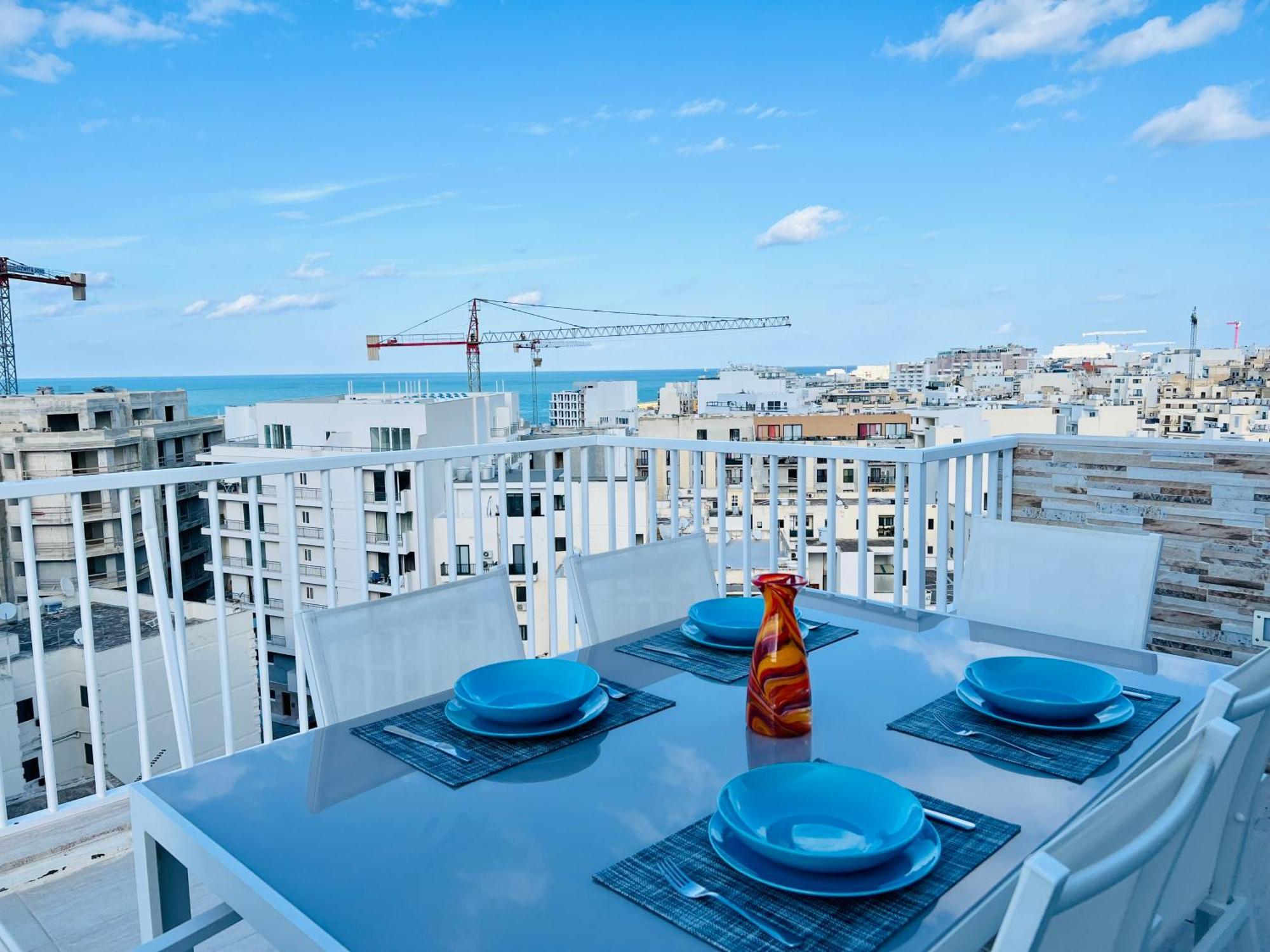 세인트폴스베이 Poseidon Court Penthouse Superior 아파트 외부 사진